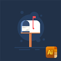 Как нарисовать почтовый ящик в Иллюстраторе